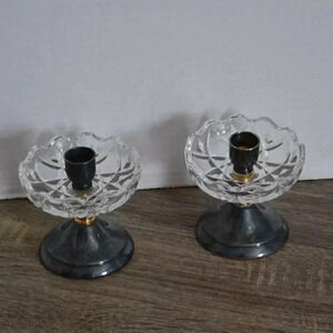 Vtg Candlestick  Holders